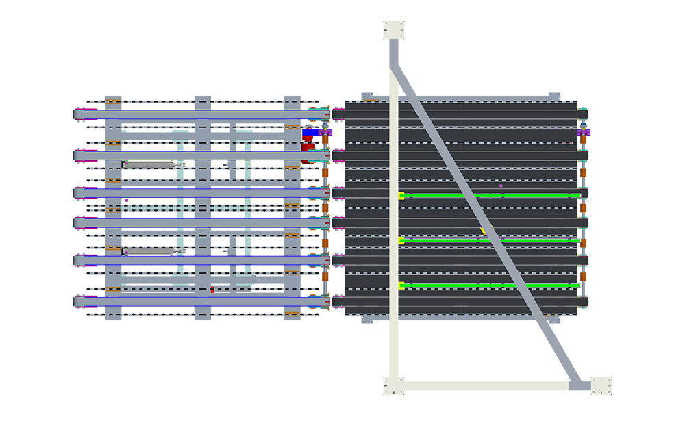 Optical centering conveyor